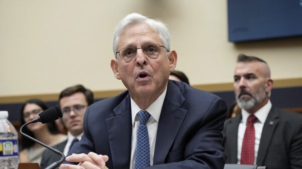 Attorney General Merrick Garland appears before a House Judiciary Committee hearing, Wednesday, Sept. 20, 2023, on Capitol Hill in Washington. - Sputnik International