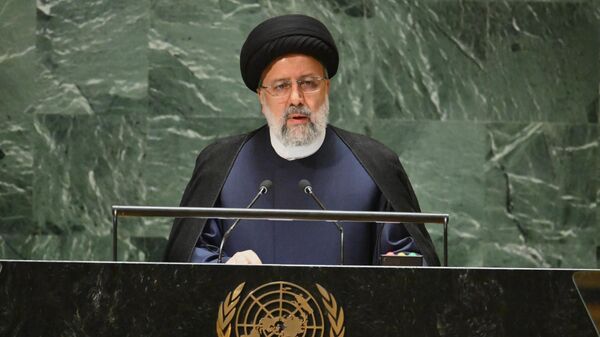 Iranian President Ebrahim Raisi addresses the 78th United Nations General Assembly at UN headquarters in New York City on September 19, 2023. - Sputnik International