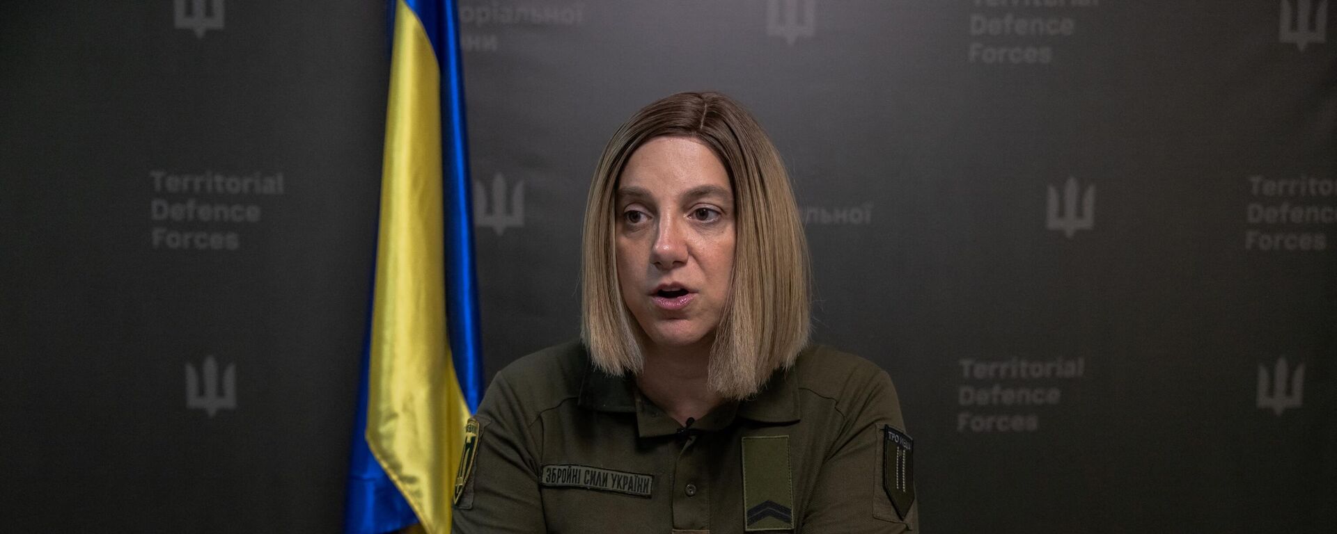 Ukraine's territorial defence force spokesperson Sarah Ashton-Cirillo.File photo - Sputnik International, 1920, 27.09.2023