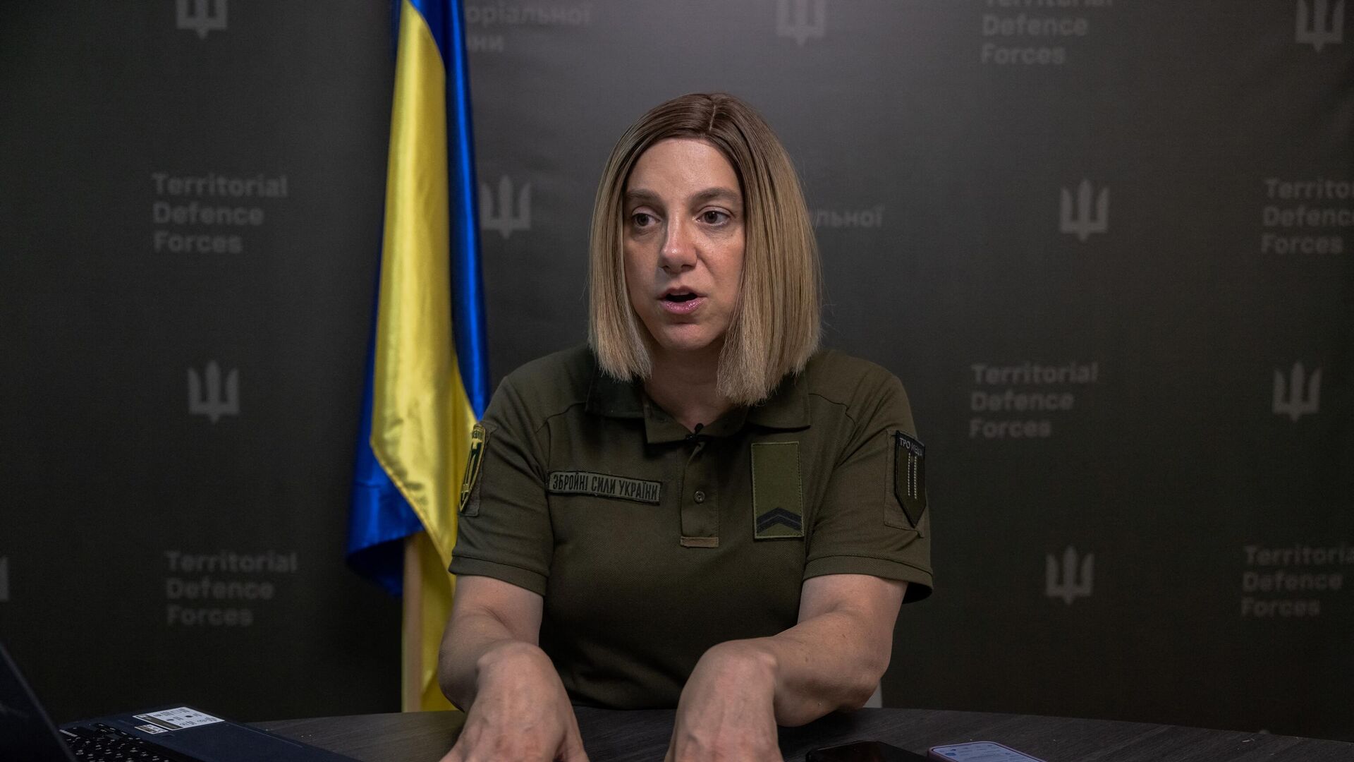 Ukraine's territorial defence force spokesperson Sarah Ashton-Cirillo.File photo - Sputnik International, 1920, 21.09.2023
