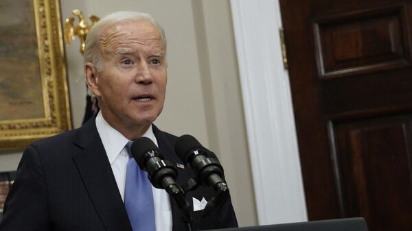 US President Joe Biden speaks during a news conference at the White House in Washington, the United States. - Sputnik International