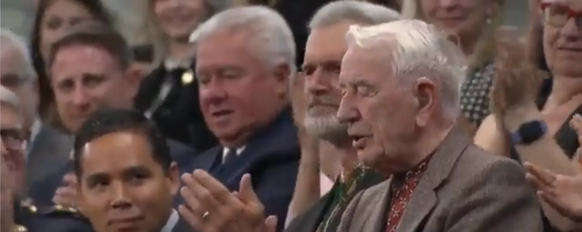 Yaroslav Hunka, Ukrainian Veteran for the Nazi 14th Waffen SS Grenadier Division, At the Canadian Parliament during Ukrainian President Volodymyr Zelensky's speech on September 22, 2024 - Sputnik International, 1920, 13.02.2024