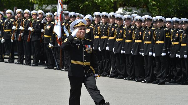 Commander of the Black Sea Fleet Vice Admiral Viktor Sokolov - Sputnik International