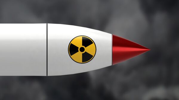 Изображение ракеты с ядерной боеголовкой - Sputnik International