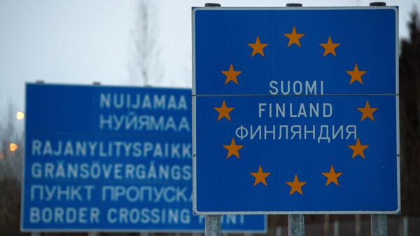 Russian-Finnish border. - Sputnik International