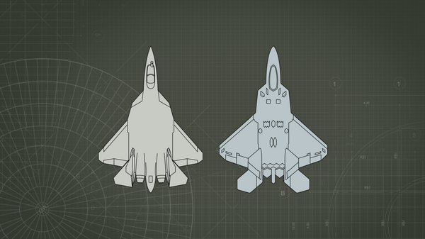 Su-57 (L) vs F-22 - Sputnik International