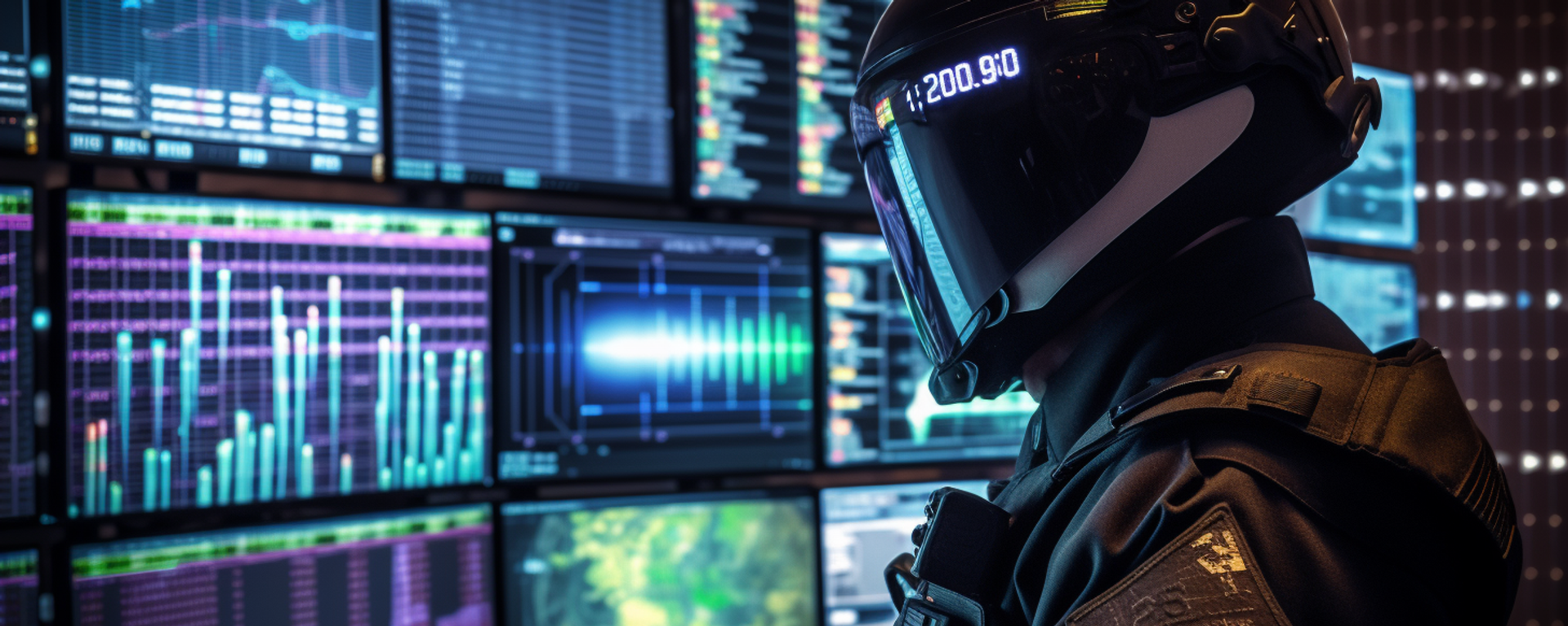 An Artificial Intelligence's Interpretation of Police Using Artificial Intelligence to Predict Crime. Created by Midjourney AI v5, October 3, 2023 - Sputnik International, 1920, 14.05.2025