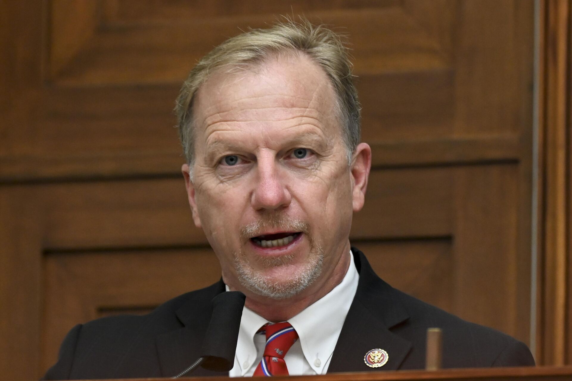 Rep. Kevin Hern, R-Okla., speaks during a House Small Business Committee hearing on oversight of the Small Business Administration and Department of Treasury pandemic programs on Capitol Hill in Washington, July 17, 2020. - Sputnik International, 1920, 04.10.2023