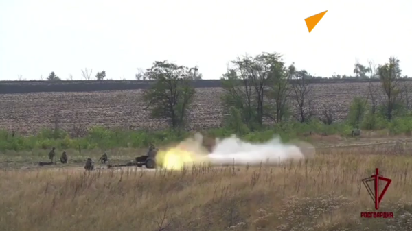 Russian National Guard anti-tank units improve combat skills in the DPR - Sputnik International