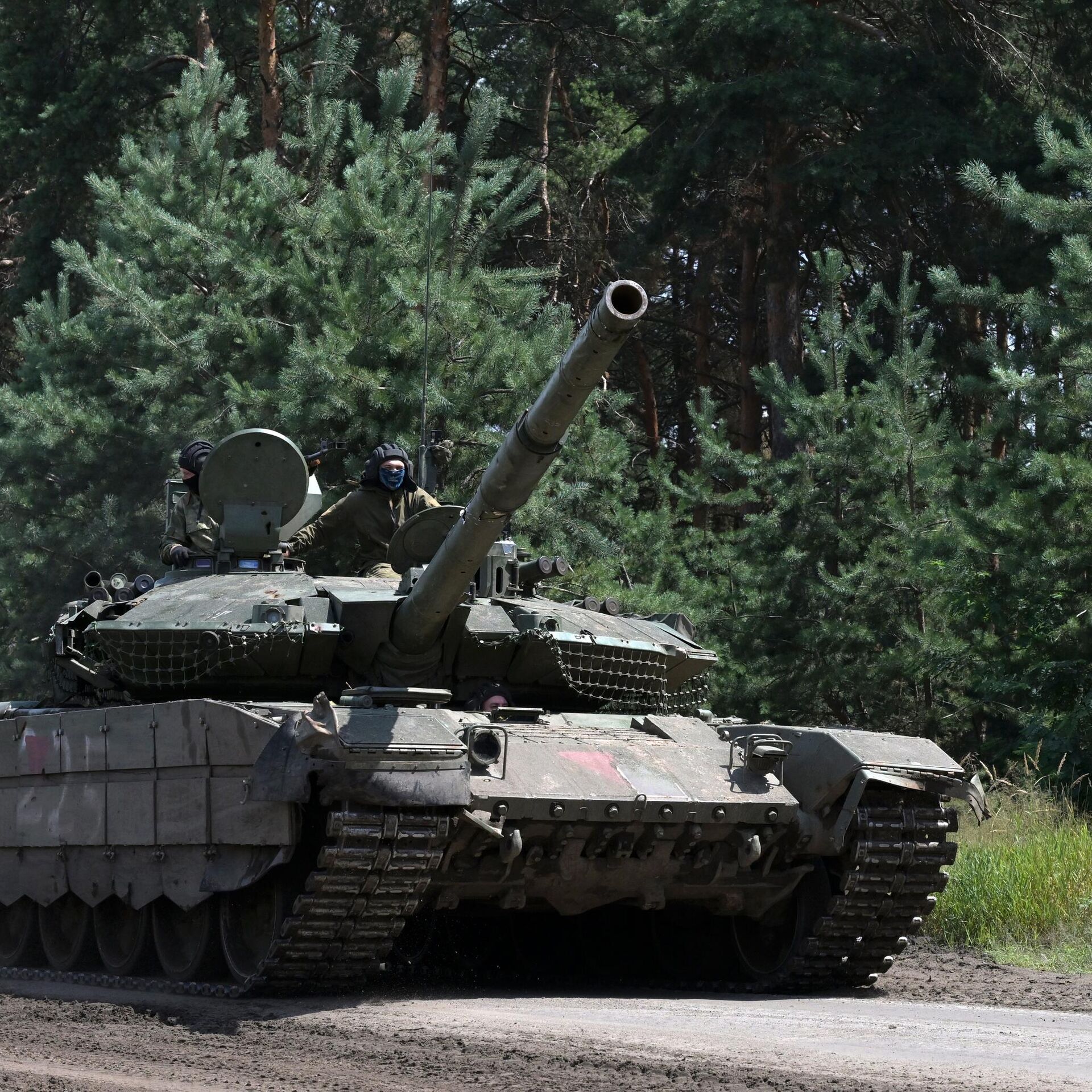 UralVagonZavod "T-90M" main battle tank.