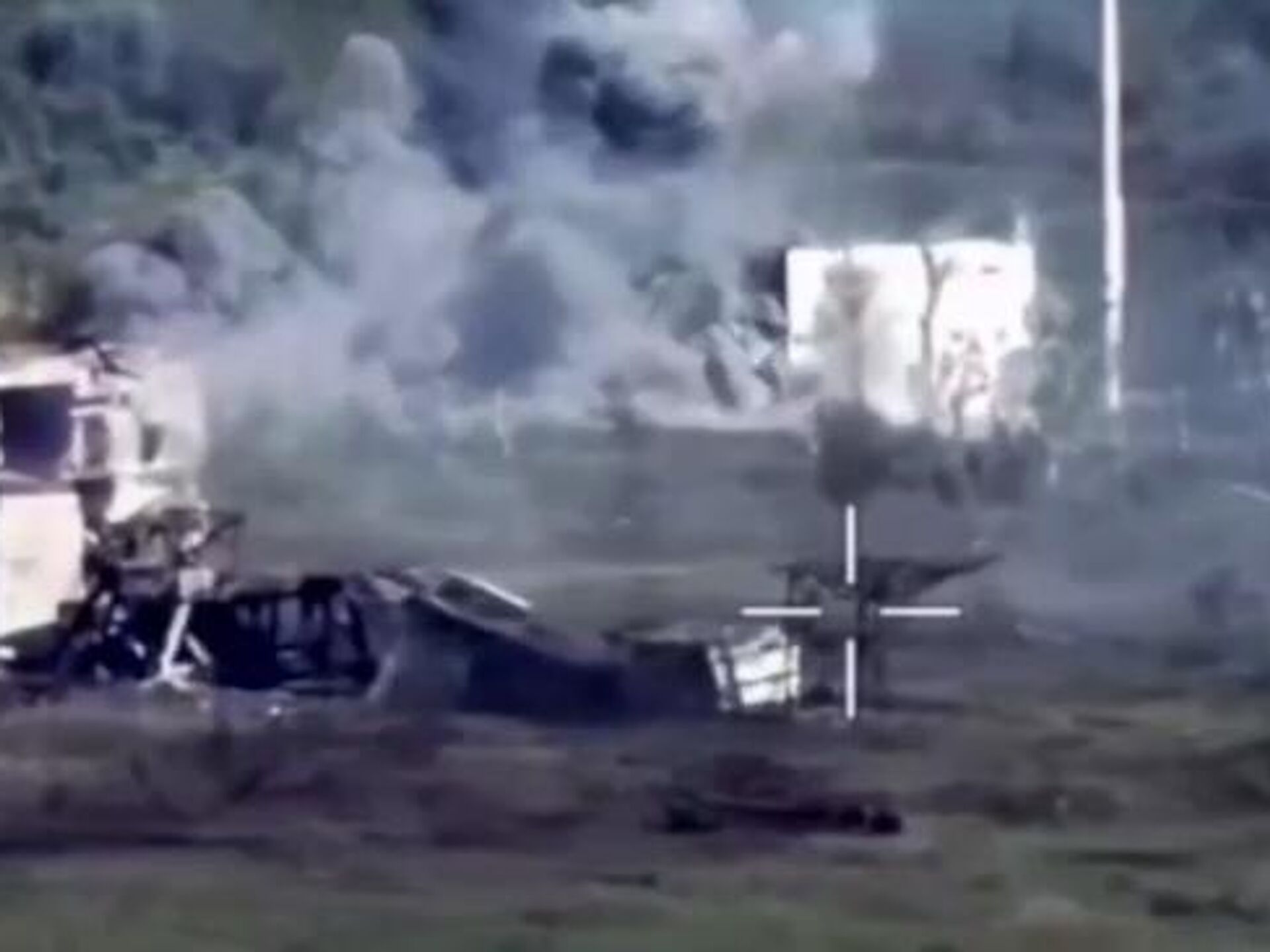 Watch Russian Army Blasting Ukrainian Fortification In Special Op Zone