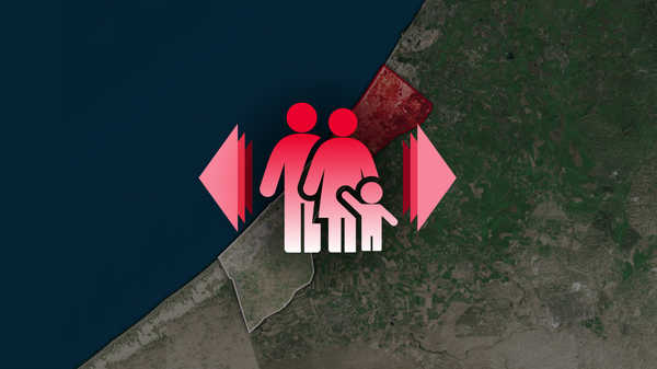 Israel's Plan to Displace Gaza Residents - Sputnik International