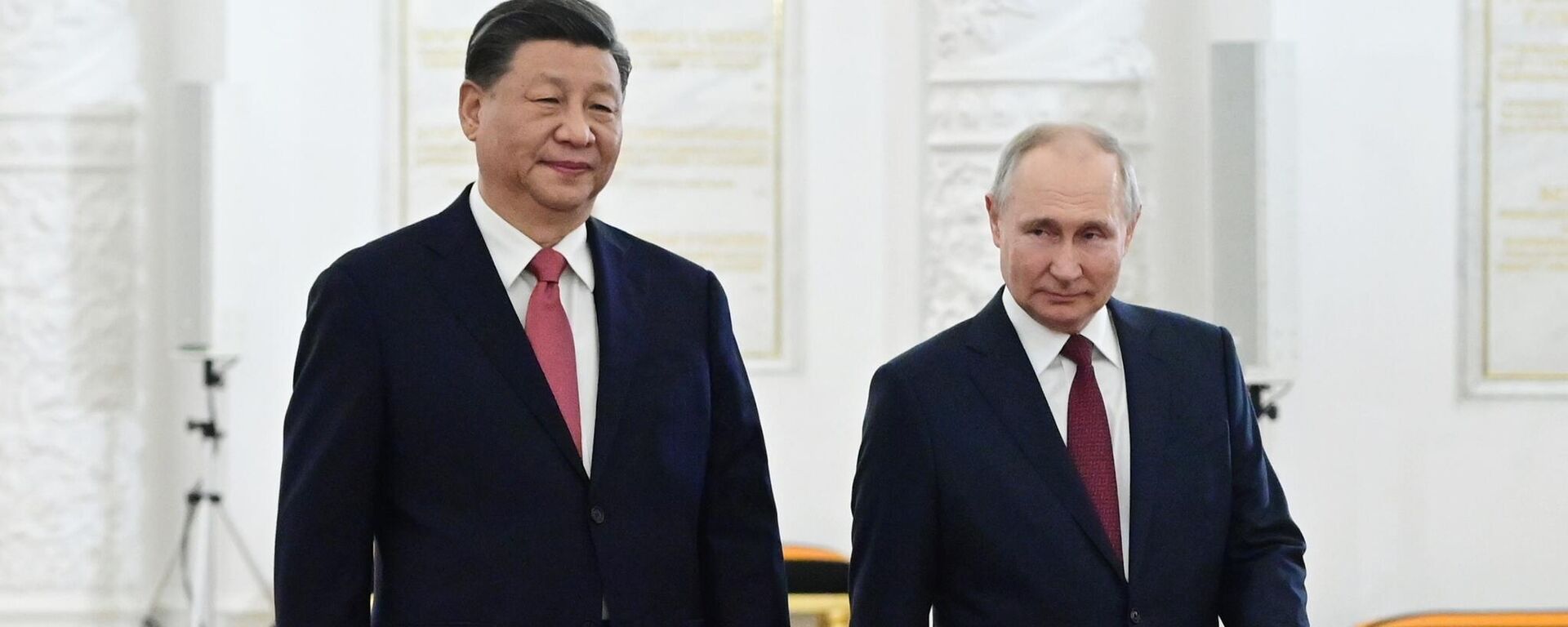 Russian President Vladimir Putin's meeting with Chinese counterpart Xi Jinping in Moscow. File photo Russian President Vladimir Putin's meeting with Chinese counterpart Xi Jinping in Moscow. File photo - Sputnik International, 1920, 30.12.2023