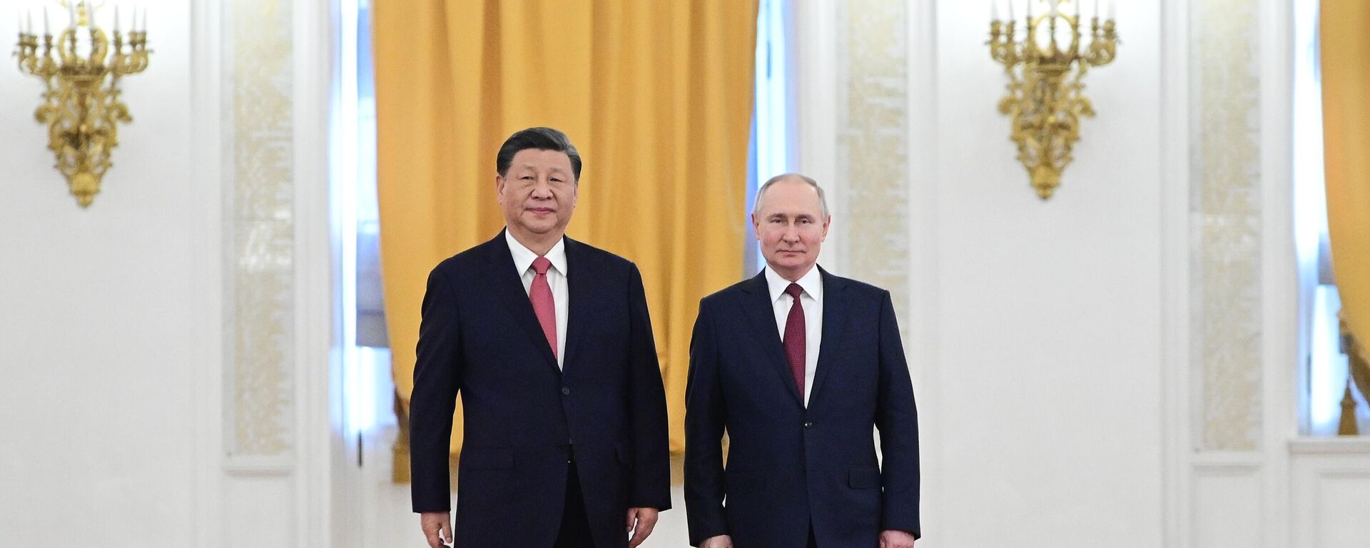 Russian President Vladimir Putin's meeting with Chinese counterpart Xi Jinping in Moscow. File photo - Sputnik International, 1920, 31.12.2023