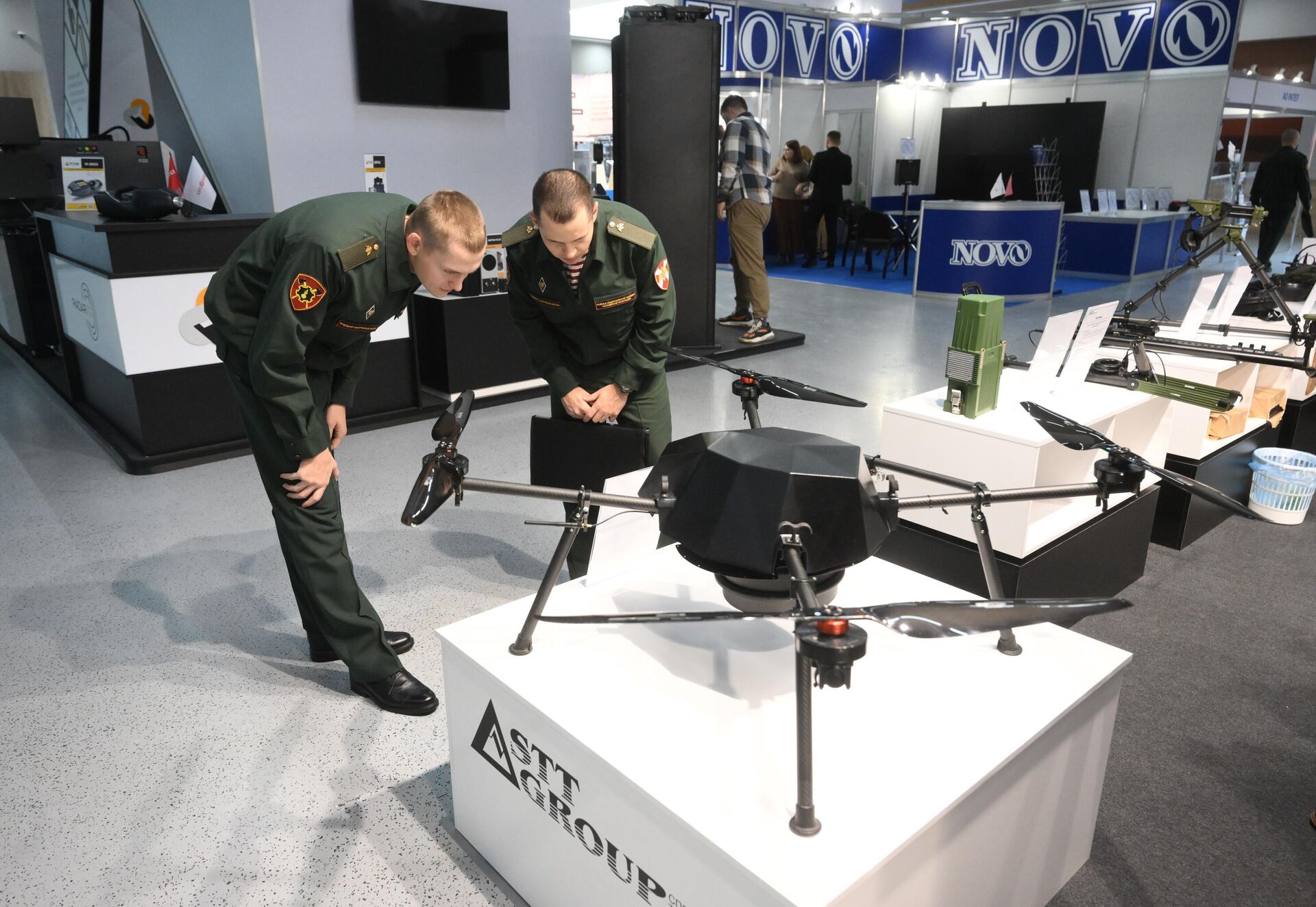The Strekoza drone is on display at a Moscow expo. File photo - Sputnik International, 1920, 23.01.2024