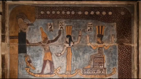 Ancient Egyptian Temple of Esna restoration, New Year's scene depiction - Sputnik International