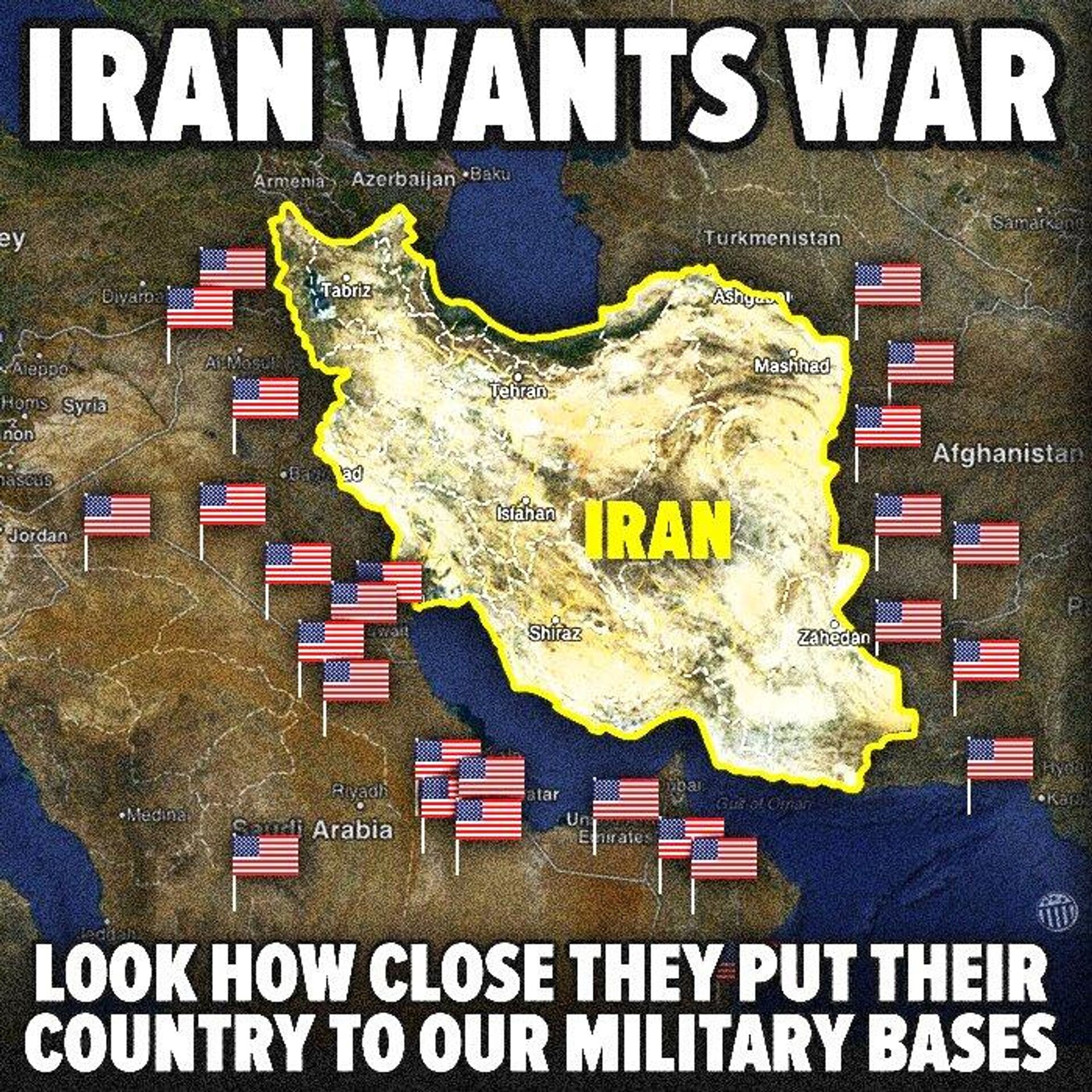 'Iran Wants War' meme. - Sputnik International, 1920, 22.10.2023