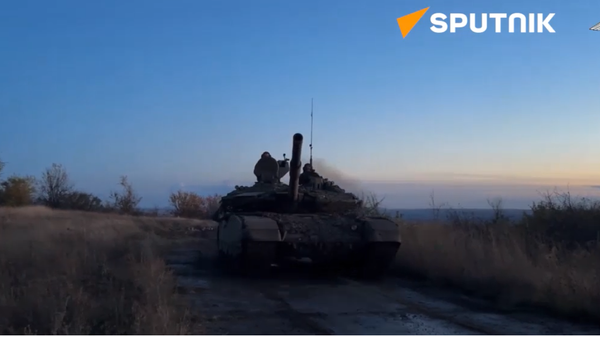 T-90M Proryv Tanks Wipes Out Ukrainian Troops - Sputnik International