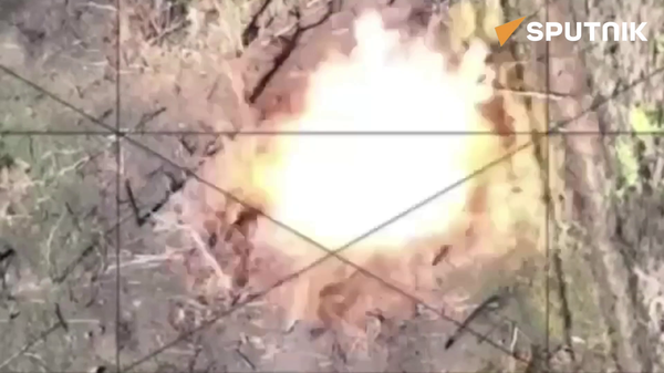 Watch Russian Drones Destroy Ukrainian Troops, Armored Vehicle in Artemovsk Area - Sputnik International