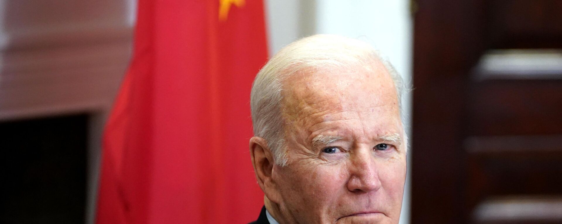 (FILES) US President Joe Biden meets with China's President Xi Jinping during a virtual summit from the Roosevelt Room of the White House in Washington, DC, November 15, 2021.  - Sputnik International, 1920, 16.11.2023