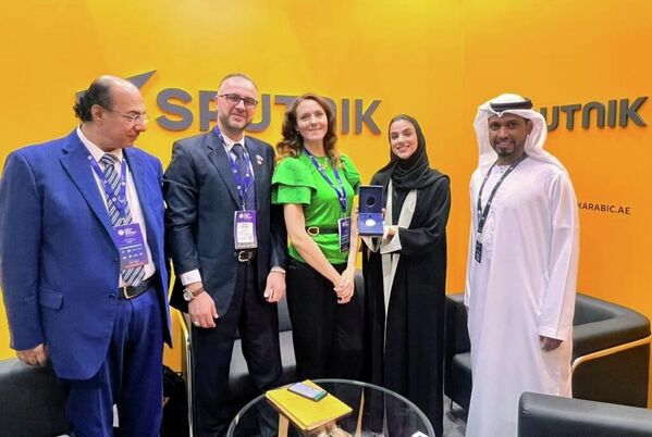Sputnik delegates met with representatives of Trends Research and Advisory, one of the largest think-tanks in the Middle East. - Sputnik International