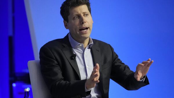 Sam Altman participates in a discussion during the Asia-Pacific Economic Cooperation (APEC) CEO Summit, Thursday, Nov. 16, 2023, in San Francisco. The board of ChatGPT-maker Open AI says it has pushed out Altman, its co-founder and CEO, and replaced him with an interim CEO. - Sputnik International