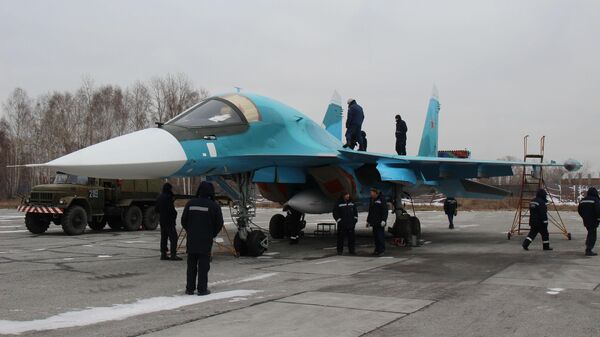 Sukhoi Su-34 fighter-bomber delivered to Russian military. November 2023. - Sputnik International