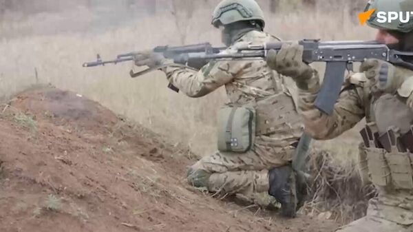  Battalion of Ukrainian ex-POWs Heads Out on Combat Mission in Special Op Zone - Sputnik International