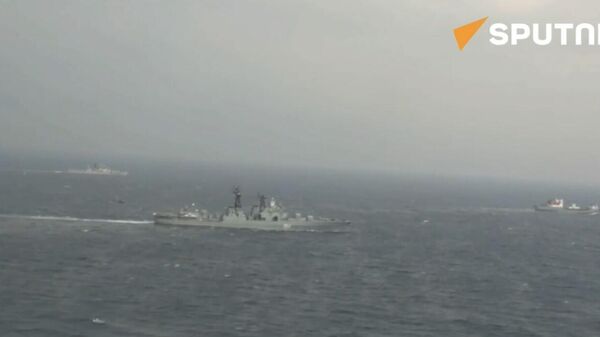 Russian-Indian Naval Drills in Bay of Bengal - Sputnik International