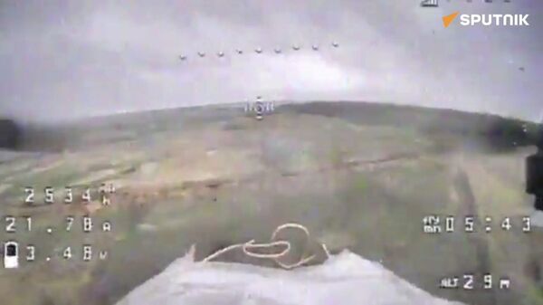 Viking special forces unit decimates a Ukrainian dugout with kamikaze drones - Sputnik International
