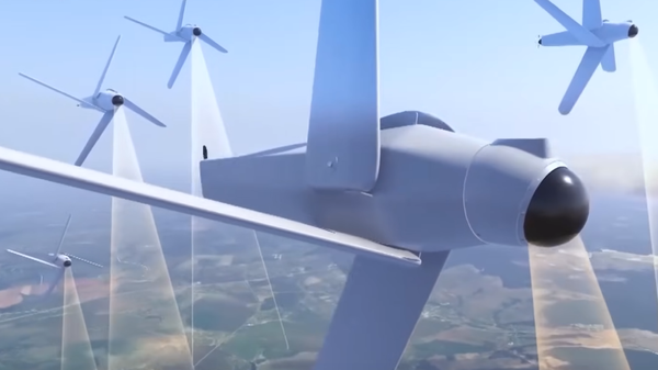 Aeroscan Z-53 drone, the latest entry into the Lancet-series line-up of loitering munitions. - Sputnik International