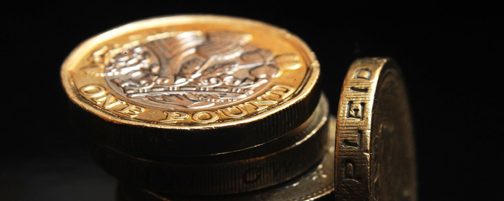 British one pound coins. - Sputnik International, 1920, 02.12.2023