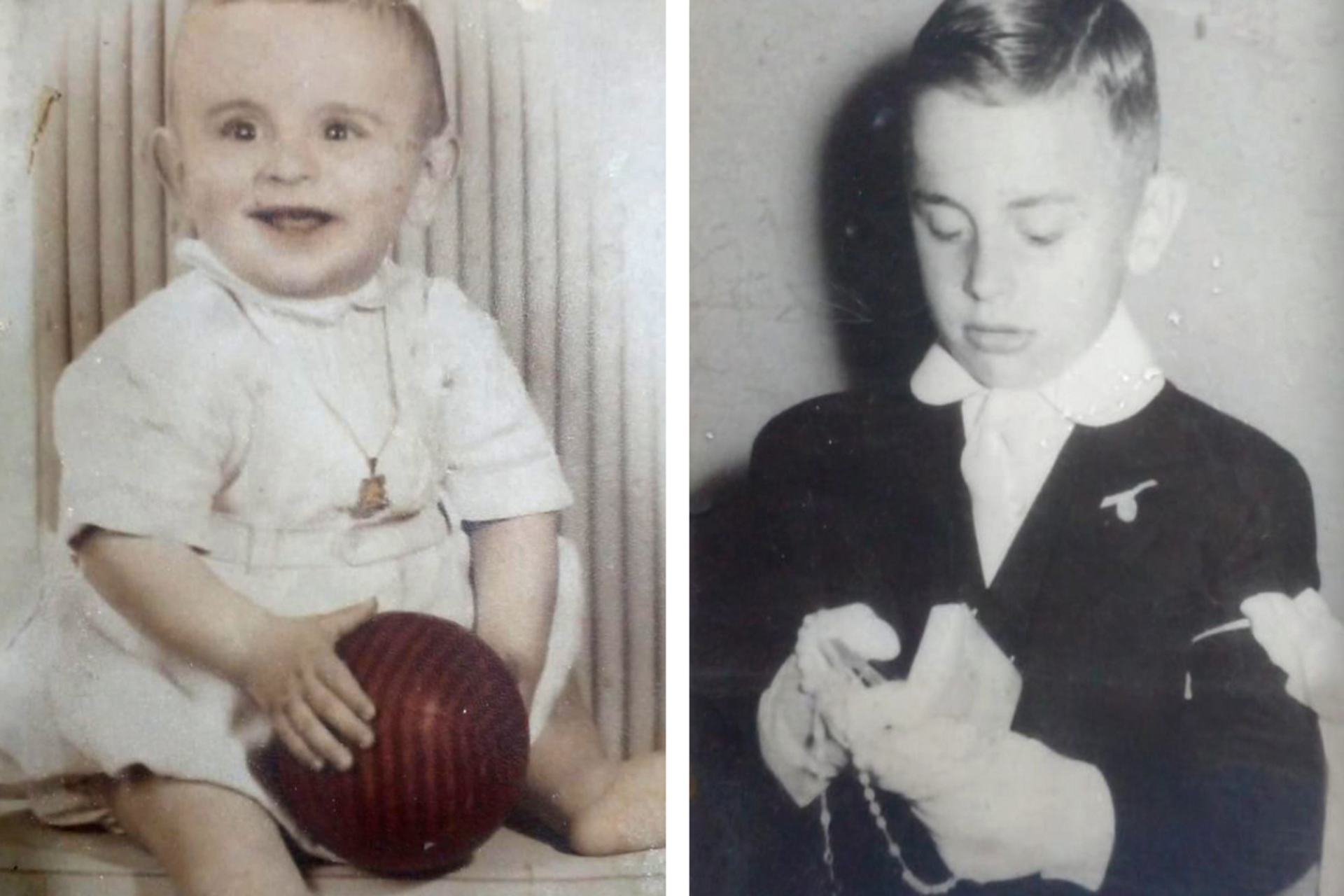 Young Miguel Angel Fiorito as an infant (left) and young boy (right) - Sputnik International, 1920, 03.12.2023
