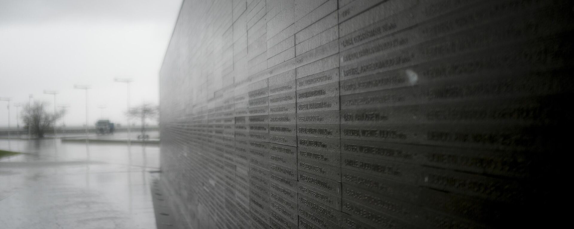 A wall in Memory Park carries the names of people who disappeared during Argentina's 1976-1983 dictatorship in Buenos Aires, Argentina, Thursday, Aug. 17, 2023. During Argentina's bloody dictatorship (1976-1983), military officials carried out the systematic theft of babies from political prisoners who were often executed and disposed of without a trace. - Sputnik International, 1920, 03.12.2023