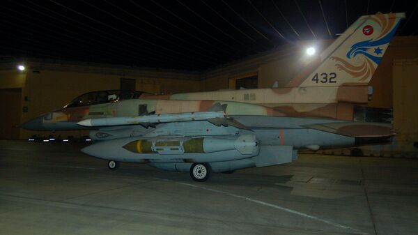 F-16I (Israeli Air Force) with BLU-109 forged steel point tip, and a BLU109 JDAM - Sputnik International