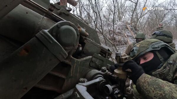 Vostok group soldiers attacked Ukrainian strongholds in Kleshcheyevka - Sputnik International