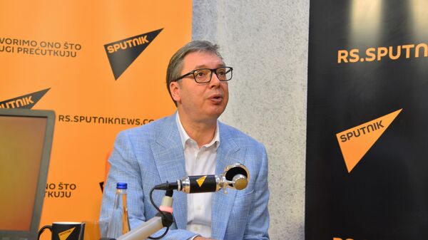 Serbian President Aleksandar Vucic  - Sputnik International