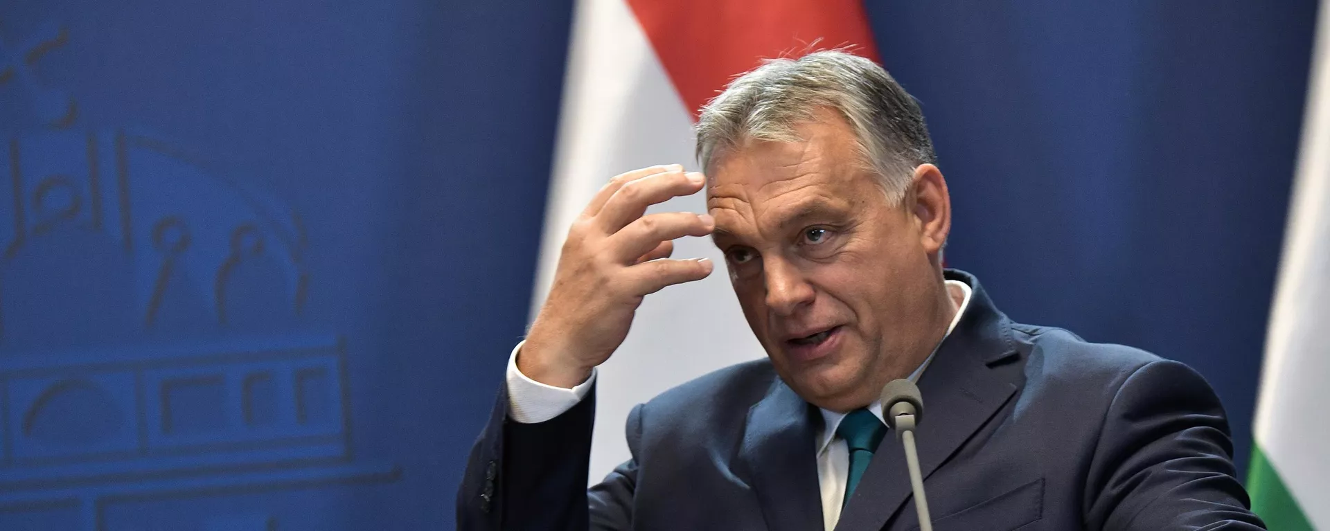 Hungarian Prime Minister Viktor Orban speaks during a news conference - Sputnik International, 1920, 07.09.2024