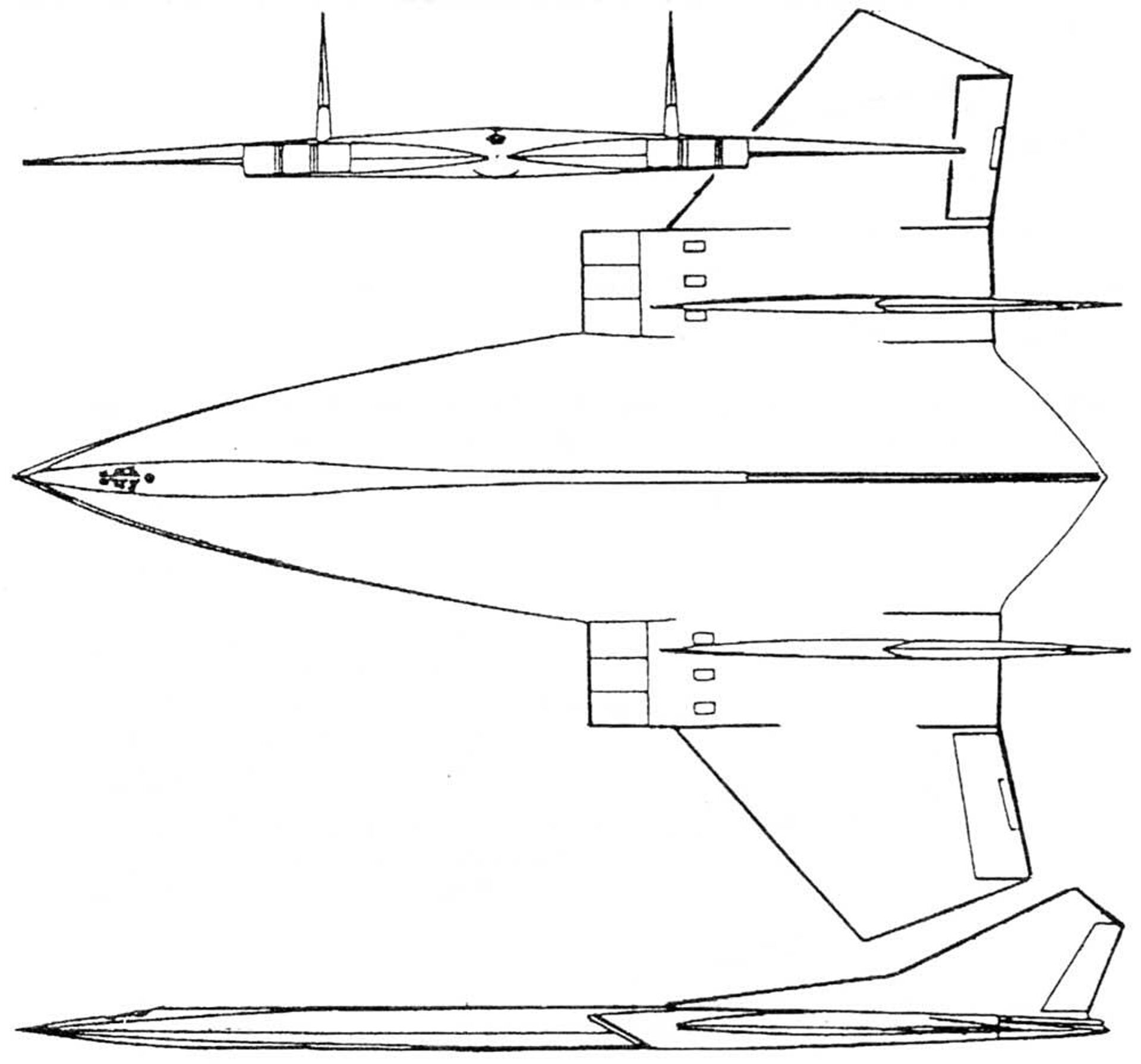 DSB-LK bomber project, developed during the golden age of sleek, highly aerodynamic and futuristic aviation design in the years following the Second World War. - Sputnik International, 1920, 15.12.2023