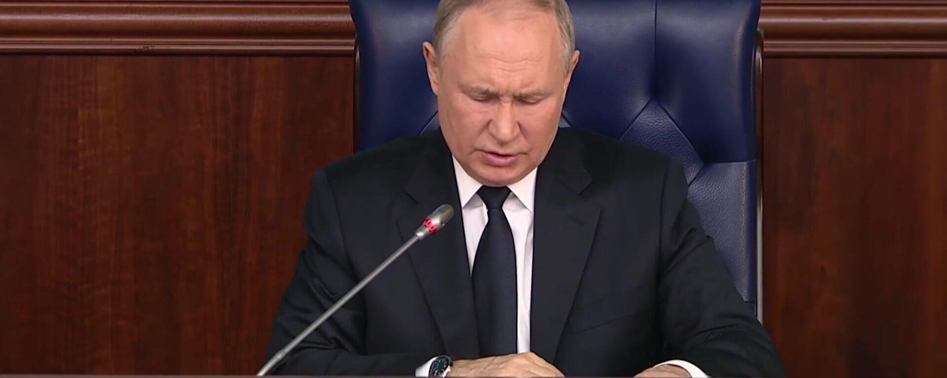President Putin's Complete Speech at Defense Collegium Meeting - Sputnik International, 1920, 19.12.2023