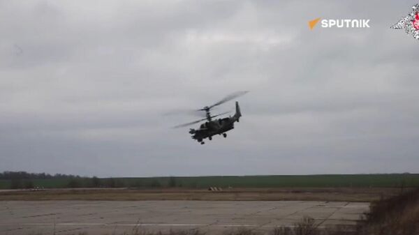 Watch Russian Aviation Strike Ukrainian Strongholds and Manpower in Krasny Liman - Sputnik International