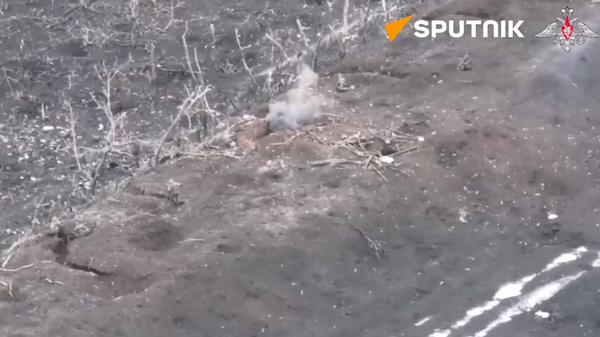 Russian paratroopers take out Ukrainian dugout - Sputnik International