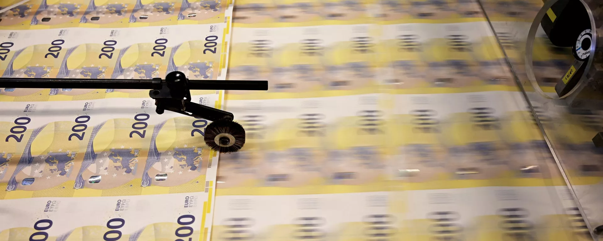 200 euro banknotes being printed. File photo. - Sputnik International, 1920, 08.01.2024