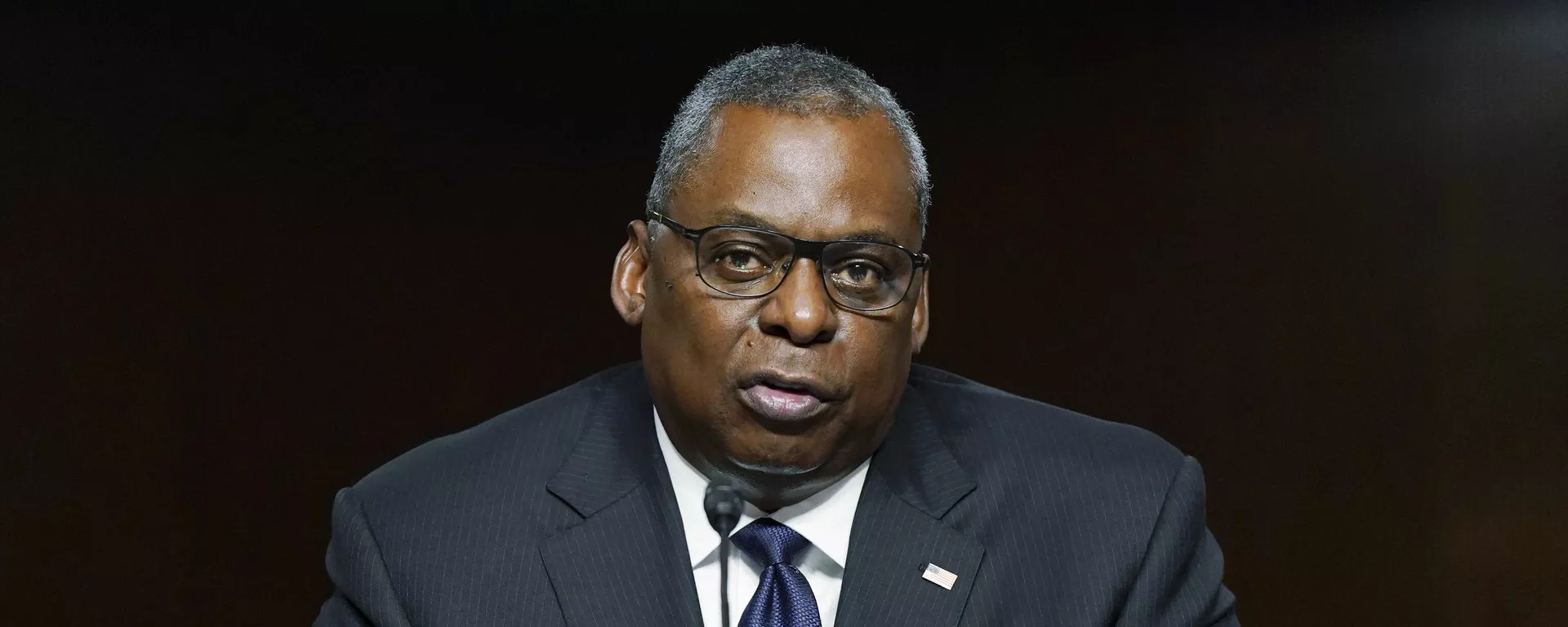 Defense Secretary Lloyd Austin speaks during a Senate Armed Services Committee hearing on the conclusion of military operations in Afghanistan and plans for future counterterrorism operations, Tuesday, Sept. 28, 2021, on Capitol Hill in Washington. (AP Photo/Patrick Semansky, Pool) - Sputnik International, 1920, 08.12.2024