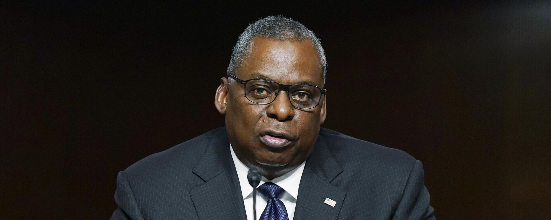 Defense Secretary Lloyd Austin speaks during a Senate Armed Services Committee hearing on the conclusion of military operations in Afghanistan and plans for future counterterrorism operations, Tuesday, Sept. 28, 2021, on Capitol Hill in Washington. (AP Photo/Patrick Semansky, Pool) - Sputnik International, 1920, 31.07.2024