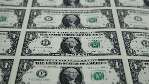 A sheet of $1 bills. - Sputnik International