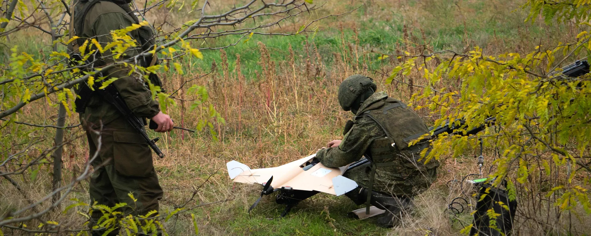 Launch of drones of the Russian Armed Forces in the Nikolaevo-Krivoy Rog direction - Sputnik International, 1920, 10.01.2024