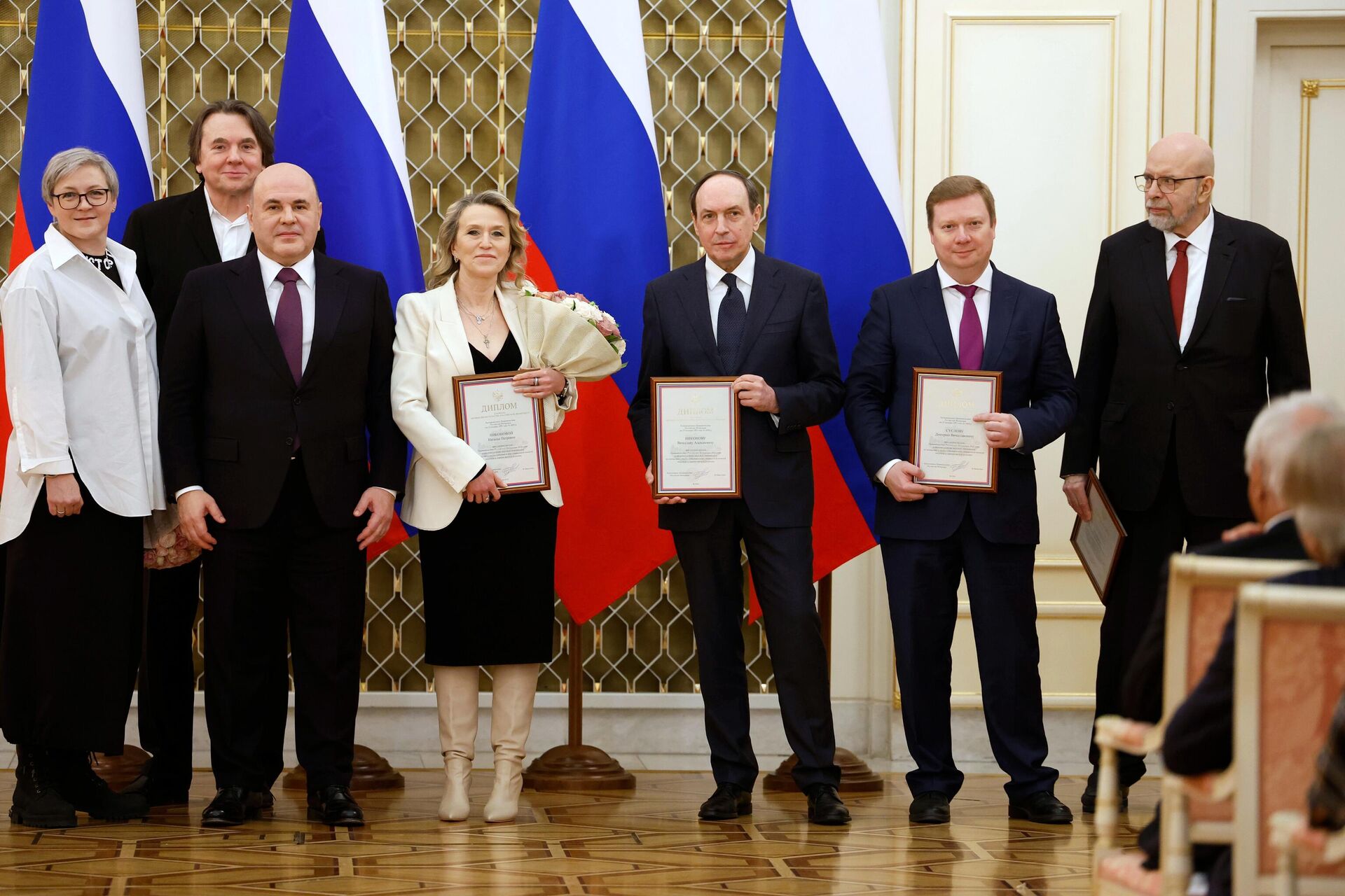 Russian Prime Minister Mikhail Mishustin presented the 2023 Government Media Awards - Sputnik International, 1920, 11.01.2024