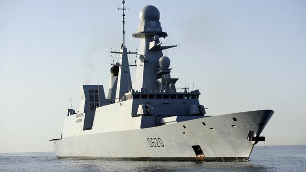 The French Frigate Forbin at sea in 2017. - Sputnik International