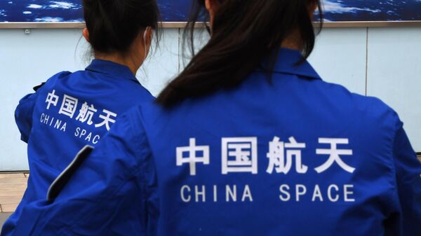 Staff members are seen at Jiuquan Satellite Launch Center, located in the Gobi Desert, Inner Mongolia, China.  - Sputnik International
